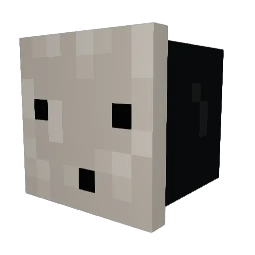 Vladlad Minecraft avatar head, 3D render