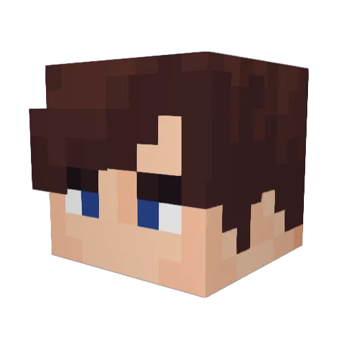 Vladnik Minecraft avatar head, 3D render