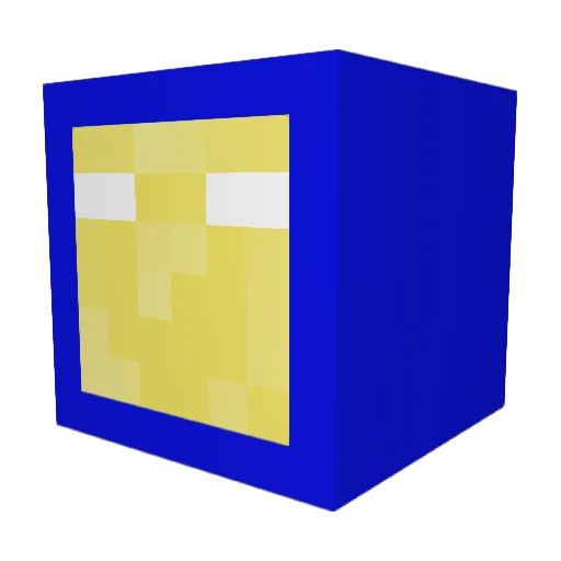 Vladovic123 Minecraft avatar head, 3D render