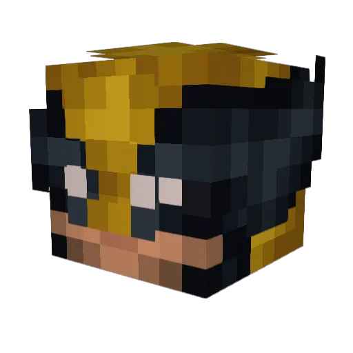 Vladstein Minecraft avatar head, 3D render