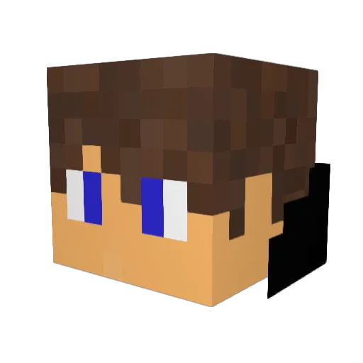 Vlady1277 Minecraft avatar head, 3D render