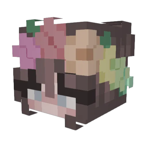 Vlasta_Cicku Minecraft avatar head, 3D render