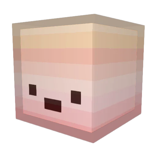 Vledanion Minecraft avatar head, 3D render