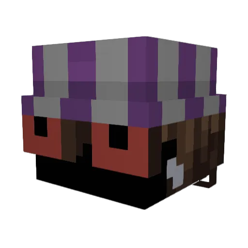Vlgilante Minecraft avatar head, 3D render