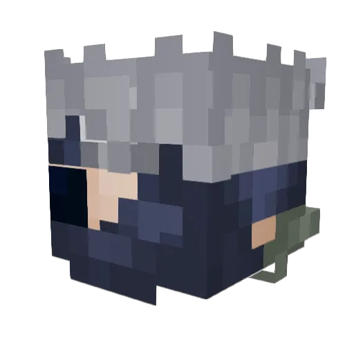 VlkSK Minecraft avatar head, 3D render