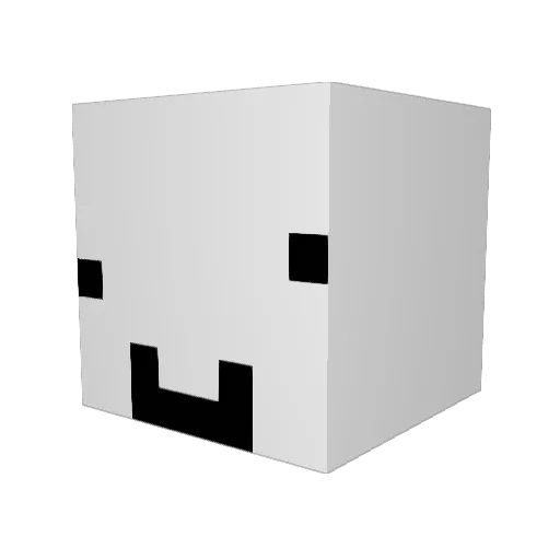VltKp Minecraft avatar head, 3D render