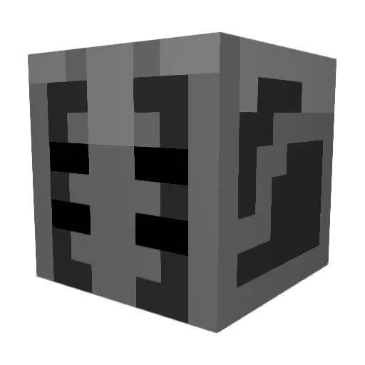 VltraBlue Minecraft avatar head, 3D render