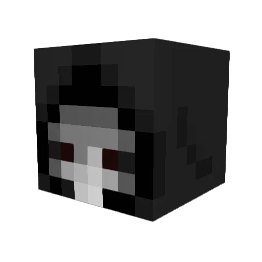 Vlyzar Minecraft avatar head, 3D render