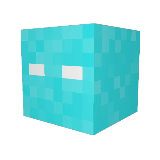 Vmainia Minecraft avatar head, 3D render