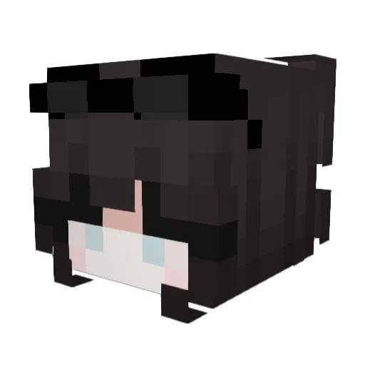 Vmyy Minecraft avatar head, 3D render