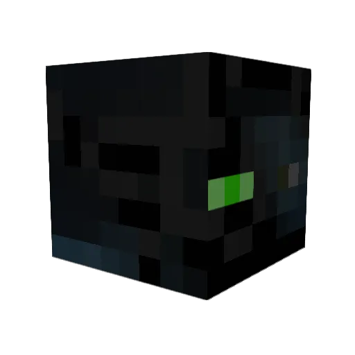 Vnn8 Minecraft avatar head, 3D render