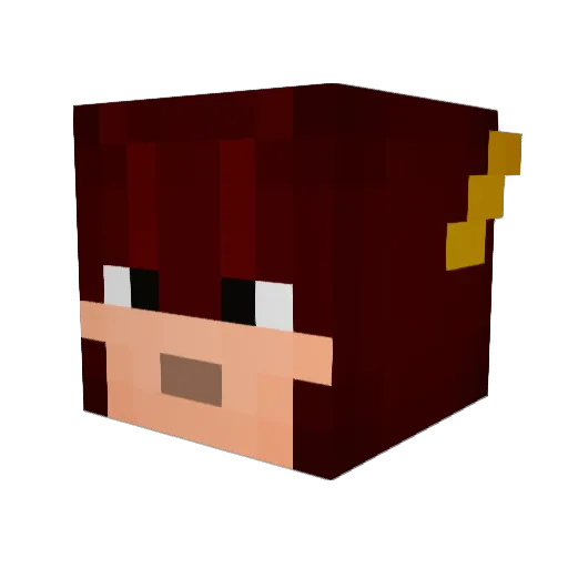 Vo0DoOo Minecraft avatar head, 3D render