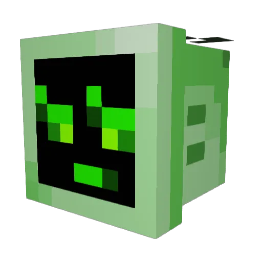 VobaYT Minecraft avatar head, 3D render