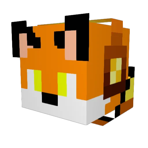 VocalHorizon980 Minecraft avatar head, 3D render