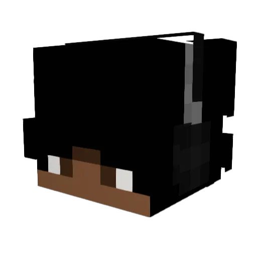 VocalSleet8 Minecraft avatar head, 3D render