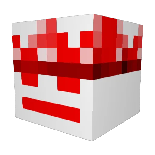 Vodkabolt Minecraft avatar head, 3D render
