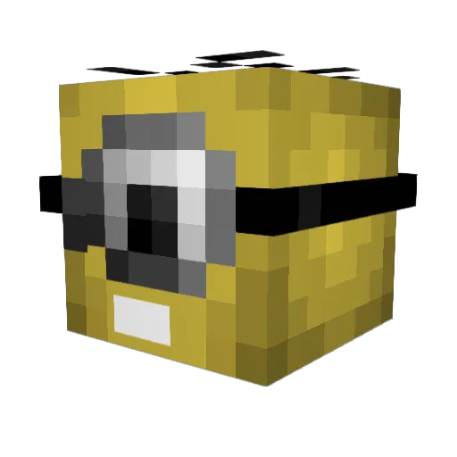 VodooCloud Minecraft avatar head, 3D render