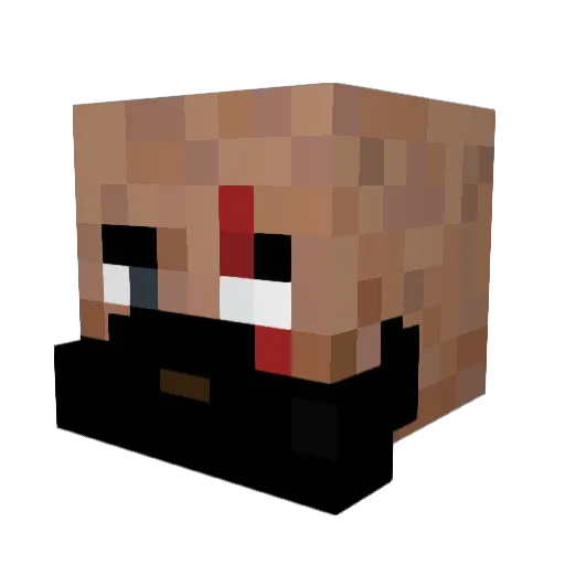 Vodoo_Ranger Minecraft avatar head, 3D render