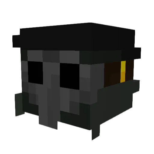 Voelkerwanderer Minecraft avatar head, 3D render