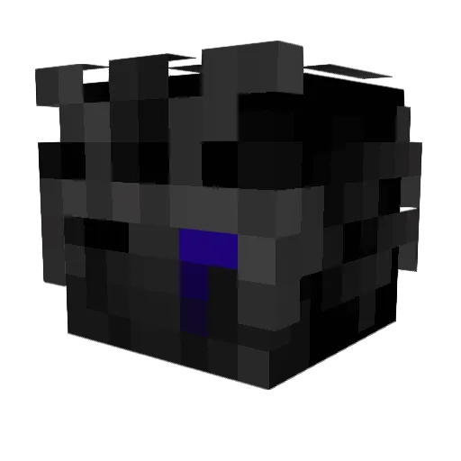 Voi8 Minecraft avatar head, 3D render