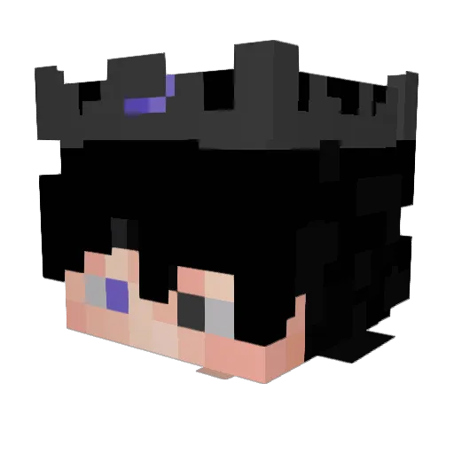 VoiceThou Minecraft avatar head, 3D render