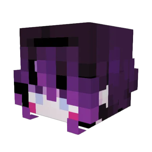 VoicelessWill Minecraft avatar head, 3D render