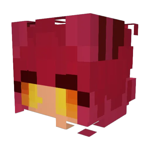 Void0175 Minecraft avatar head, 3D render