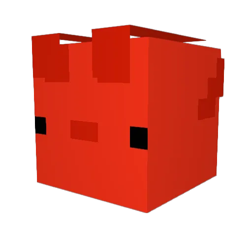 Void123456 Minecraft avatar head, 3D render