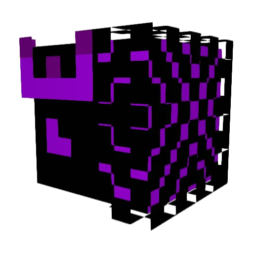 Void39439 Minecraft avatar head, 3D render