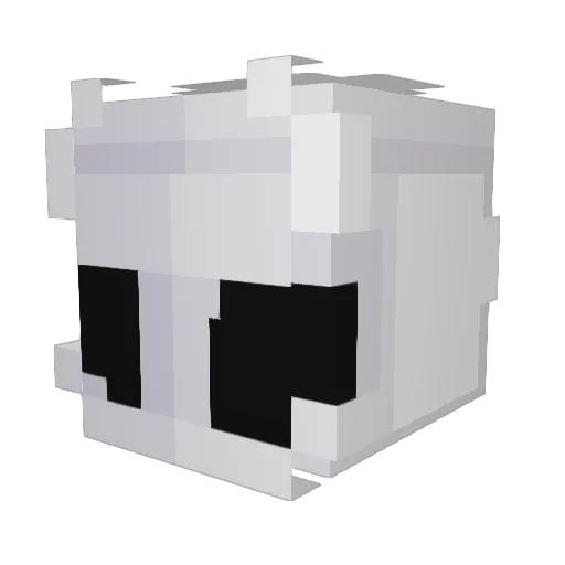 Void780 Minecraft avatar head, 3D render