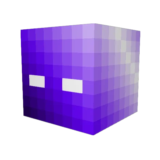 Void980 Minecraft avatar head, 3D render