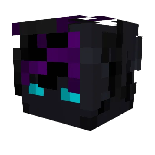 VoidAeternum Minecraft avatar head, 3D render