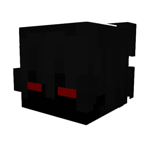 VoidArchives_ Minecraft avatar head, 3D render