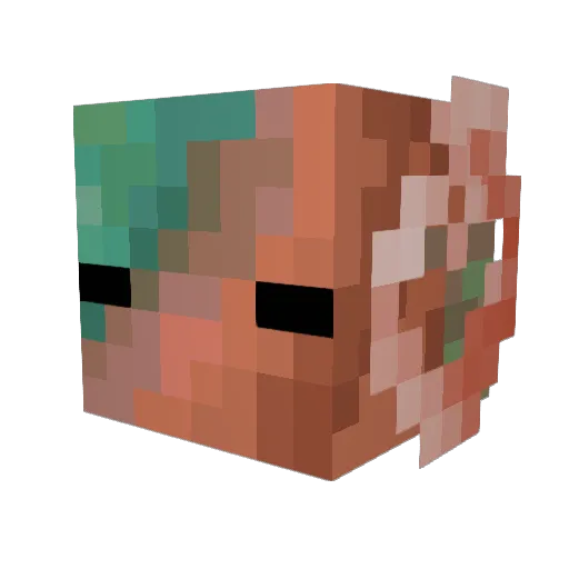 VoidCopper Minecraft avatar head, 3D render
