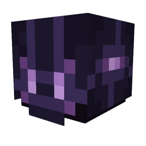 VoidCurse Minecraft avatar head, 3D render