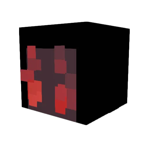 VoidDragon666 Minecraft avatar head, 3D render