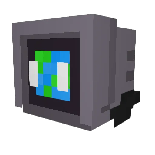 VoidEffort Minecraft avatar head, 3D render