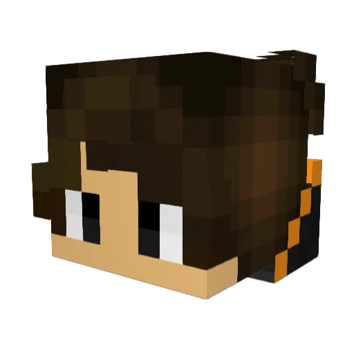VoidGaming_ Minecraft avatar head, 3D render