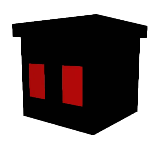 VoidGuard100 Minecraft avatar head, 3D render