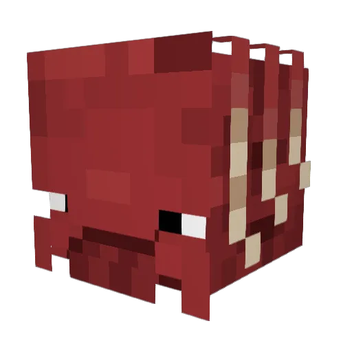 VoidKey23 Minecraft avatar head, 3D render