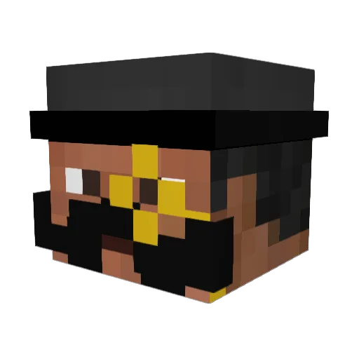 VoidPH Minecraft avatar head, 3D render