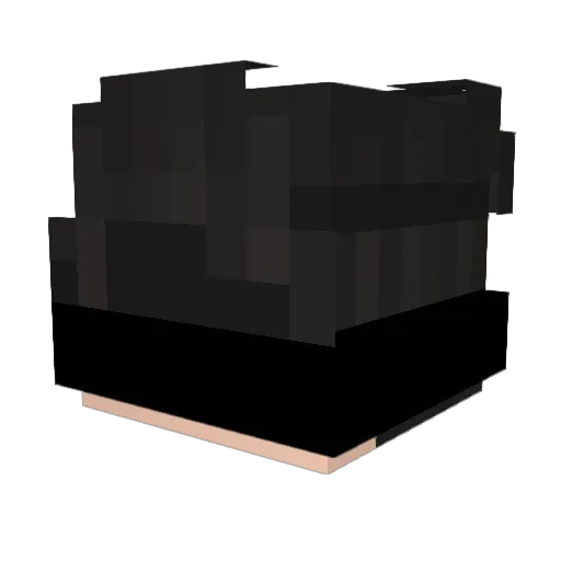 VoidReaperXD Minecraft avatar head, 3D render