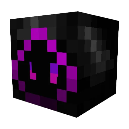 VoidRoad Minecraft avatar head, 3D render