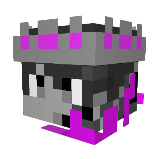 VoidRyvn Minecraft avatar head, 3D render