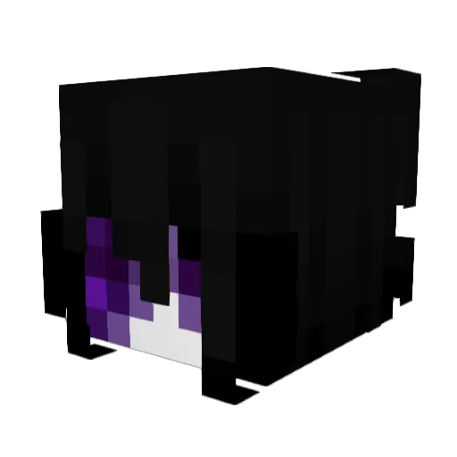 VoidSage_ Minecraft avatar head, 3D render