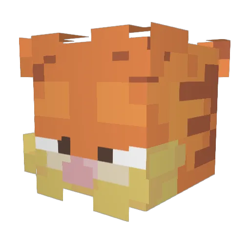 VoidSet Minecraft avatar head, 3D render