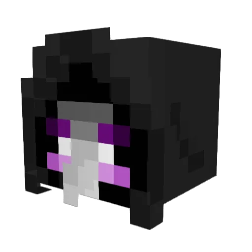 VoidShot99 Minecraft avatar head, 3D render