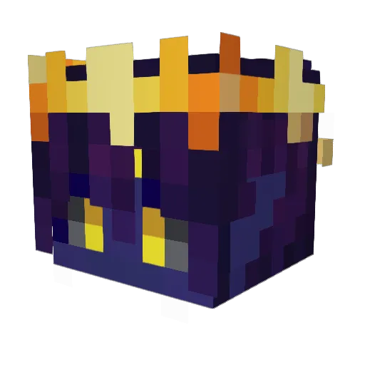 VoidSp00ks Minecraft avatar head, 3D render