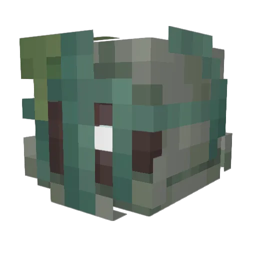VoidSproutling Minecraft avatar head, 3D render