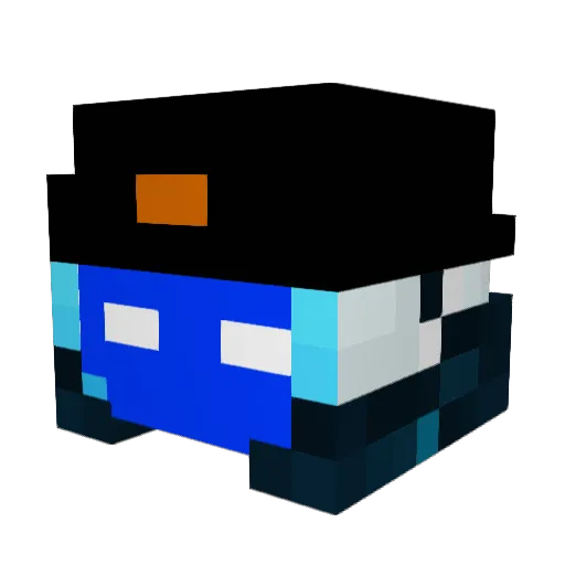 VoidWall_777 Minecraft avatar head, 3D render